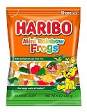 Haribo 5 Oz Mini Rainbow Frogs Peg Bag view 2