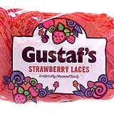Gustaf's Strawberry Laces 2 Pound Bag view 1
