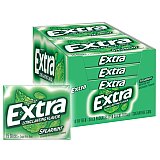 Extra Spearmint Sugarfree Chewing Gum 10 Count 15 Pieces Each Tray view 2