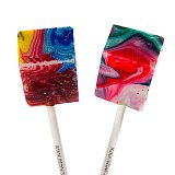 Espeez Retro Cube Pop Lollipop Tie Dye 100 ct Tub view 2