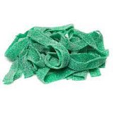 Dorval Sour Power Belts Green Apple Candy Bulk 6.6 lb bag view 1