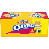 Golden Double Stuff Oreo King Size 10 Count 4 Ounce 8 Cookies Per Pack view 2