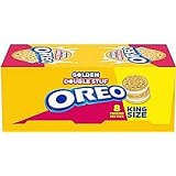 Golden Double Stuff Oreo King Size 10 Count 4 Ounce 8 Cookies Per Pack view 1