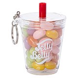 Jelly Belly Boba Milk Tea Mix Mini Cup Keychain Jelly bean 2.29 oz view 2
