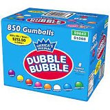 Dubble Bubble 1 inch gumballs 5 pound bag view 2