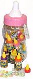 Foreign Candy Giant BABA PINK Baby Girl Bottle 13" view 1