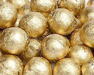 Gold Foil Wrapped Chocolate Balls 2 lbs