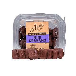 Ashers Dark Chocolate Mini Graham Freshpack 6oz 6 Pack