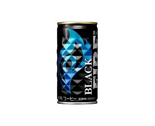 Kirin Japan Fire Black Coffee Drink 185g Can 15 Pack