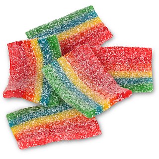 SourX Extra Sour Soft MINI Candy Belts RAINBOW 2.2 lb SPAIN