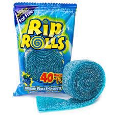 Rip Rolls Blue Raspberry 1.4 oz 24 Count