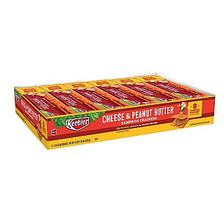 Keebler Cheese & Peanut Butter Sandwich Cracker 12 ct