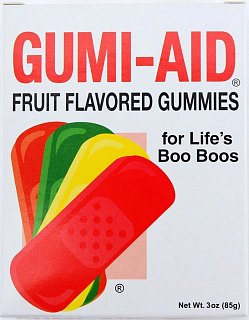 Gumi-Aid Gummy Band Aid Candy 3oz Single Box