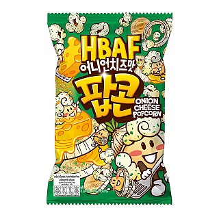 HBAF Korea Import Onion Cheese Popcorn 2.82 oz 12 ct