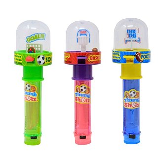 Kidsmania Thumb Shotz Sports Trick Shot Candy Dispenser .39oz 12ct