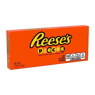 Reeses Pieces Peanut Butter Candy 4 ounce 12 count theater box
