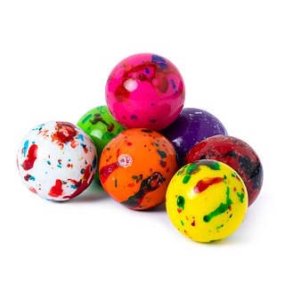 Clever Candy Splatter Speckle Filled Jawbreaker 1" 5lb