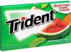 Trident Watermelon Twist 12 Count 14 Sticks Each Tray