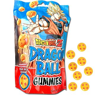 Boston America Dragon Ball Z 4 Star Strawberry Gummies 8oz 6ct