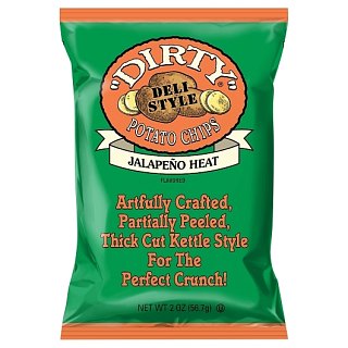 Dirty Kettle Potato Chips Jalapeno Heat 2oz 24 ct