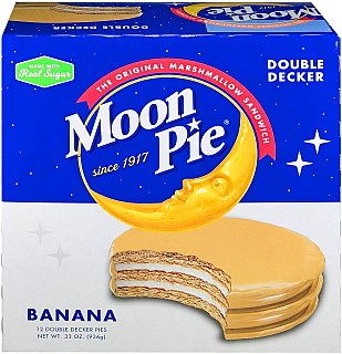 Moon Pie 12 Ct 2.75 Oz Double Decker Banana Tray