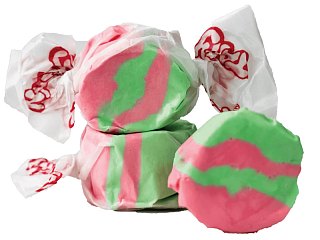 Taffy Town Kiwi Strawberry Salt Water Taffy Candy 2.5 lb
