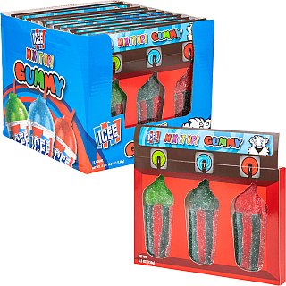 Koko's Icee Machine Giant Gummy Candy 5.3 oz 12 ct Tray