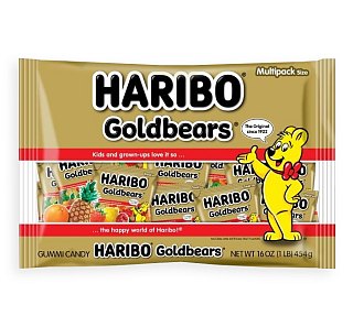 Haribo Goldbear Mini Treat Size Bags 16oz Bag 6 Pack