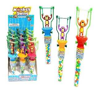 Kidsmania Monkey Swing Candy Toy 12ct Tray