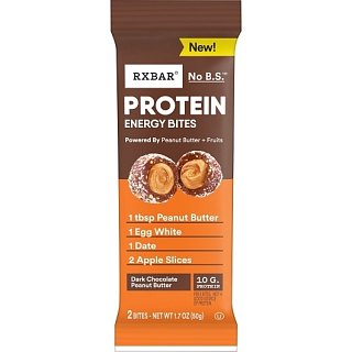 RXbar Protein Energy Bites Dark Chocolate Peanut Butter 1.7oz 12ct