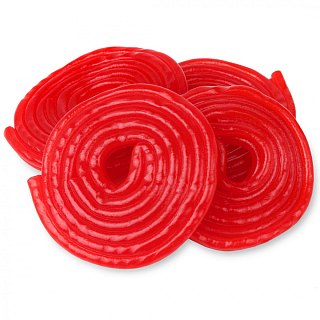 Fini Strawberry Red Spiro Licorice Wheel Candy 2.2 lb