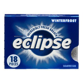 Eclipse Winter Frost Sugarfree Gum 8 Count 18 Pieces Each Tray