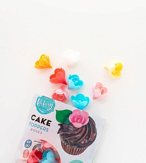 Gerrit’s Top This Cake Toppers Roses Edible Flower 11ct 3 Pack