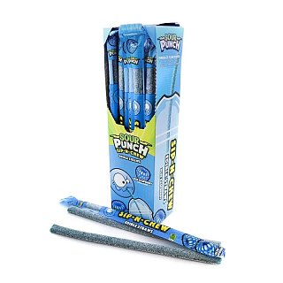 Sour Punch Sip N Chew Edible Straws Blue Raspberry 0.9oz 30ct