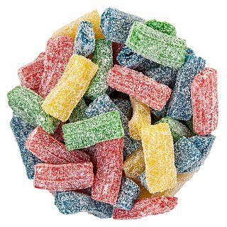 Sour Dudes Assorted ColorTurkish Gummy Bites 2.2 lb