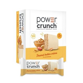 Power Crunch Protein Wafer Bars Peanut Butter Creme 1.4 oz 12ct