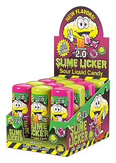 Slime licker  2.0 12 Ct Black Cherry Green Apple Tray