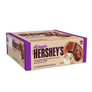 HERSHEY'S King Size Affogato Milk Chocolate Espresso Vanilla 2.2 18 ct
