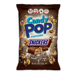 Candy Pop SNICKERS Covered Popcorn 5.25 oz 12 ct