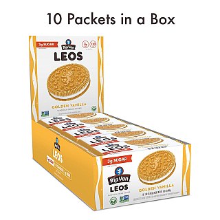 Rip Van LEOs Golden Vanilla Sandwich Cookies 1.69oz 10 ct