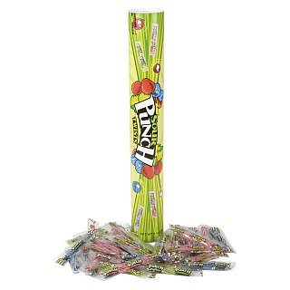 Mega Tube Candy Bank HUGE 24" Tall Sour Punch Twists 16.45 oz