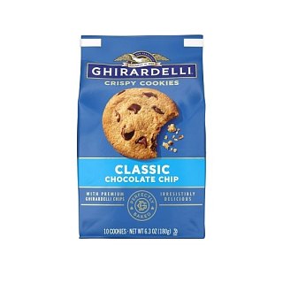 Ghirardelli Chocolate Chip Crispy Cookie 6.3 oz 6 Pack