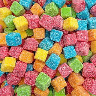 Docile Brazilian Assorted Sour Gummy Cubes 2.2 lb