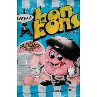 Eiffel Strawberry Bonbon Candy 4 Oz