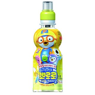 Pororo Korea Fruit Juice Drink Sport Bottle TROPICAL FRUIT 7.95oz 24 Pack