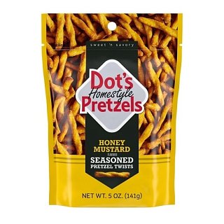Dots Homestyle Honey Mustard Seasoned Pretzel Sticks 5oz 10 Pack