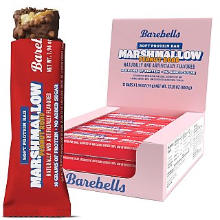 Barebells Protein Bars Marshmallow Peanut Road 1.94 oz 12 ct