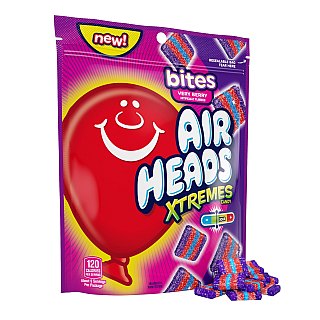 Airheads Xtremes Bites Very Berry Sour Strips 9oz 6 ct