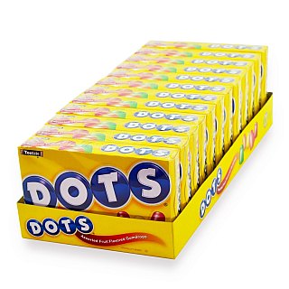 Dots Assorted Fruit Flavored Gumdros 6.5 ounce 12 count theater box