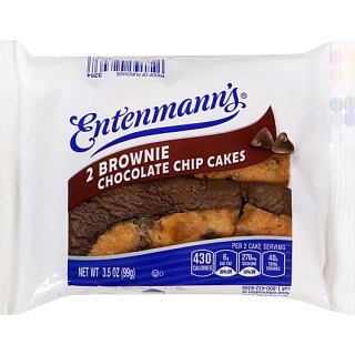 Entenmann's Brownie Chocolate Chip Cakes 2 pack 6 ct